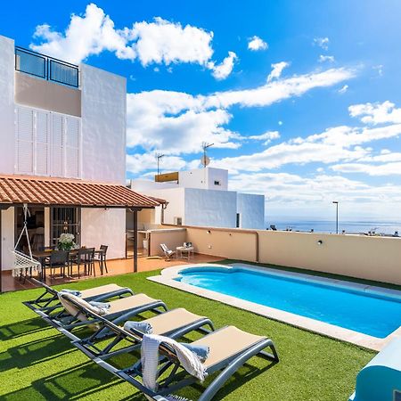 Villa Trueno Refugio De Lujo Con Piscina Climatizada Y Vistas Candelaria Luaran gambar